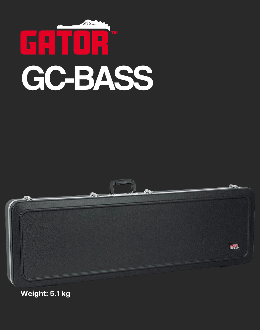 Gator Deluxe Bass ABS Case - GC-Bass