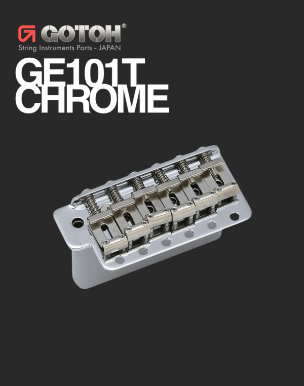 Gotoh GE101T Tremolo Bridge - Chrome