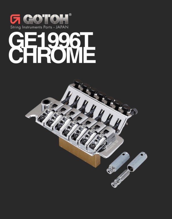 Gotoh GE1996T Floyd Rose Bridge - Chrome