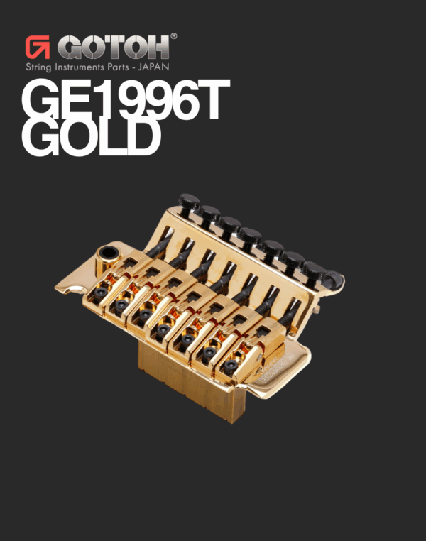 Gotoh GE1996T Floyd Rose Bridge - Gold