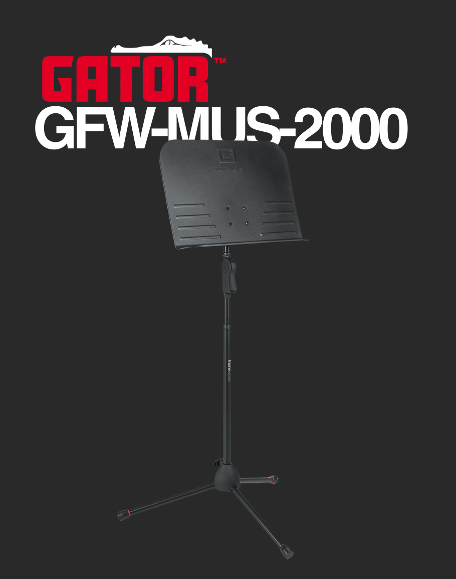 Gator Deluxe Tripod Style Music Stand