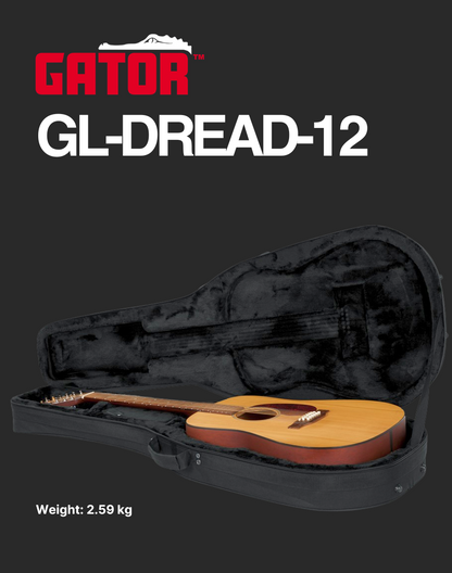 Gator Lightweight Dreadnought Case – GL-Dread-12