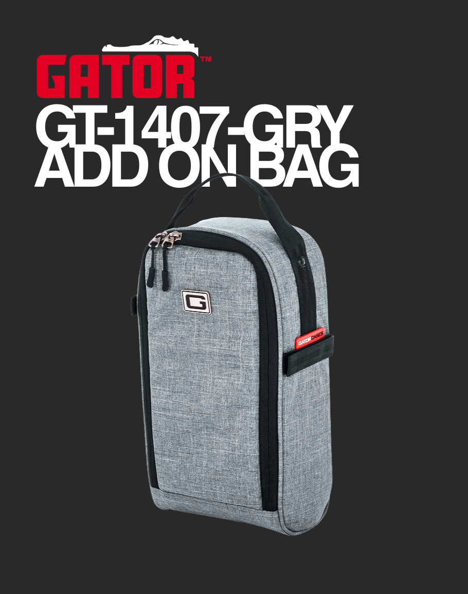 Gator Transit Series Pedal Bag - GT-1407-GRY