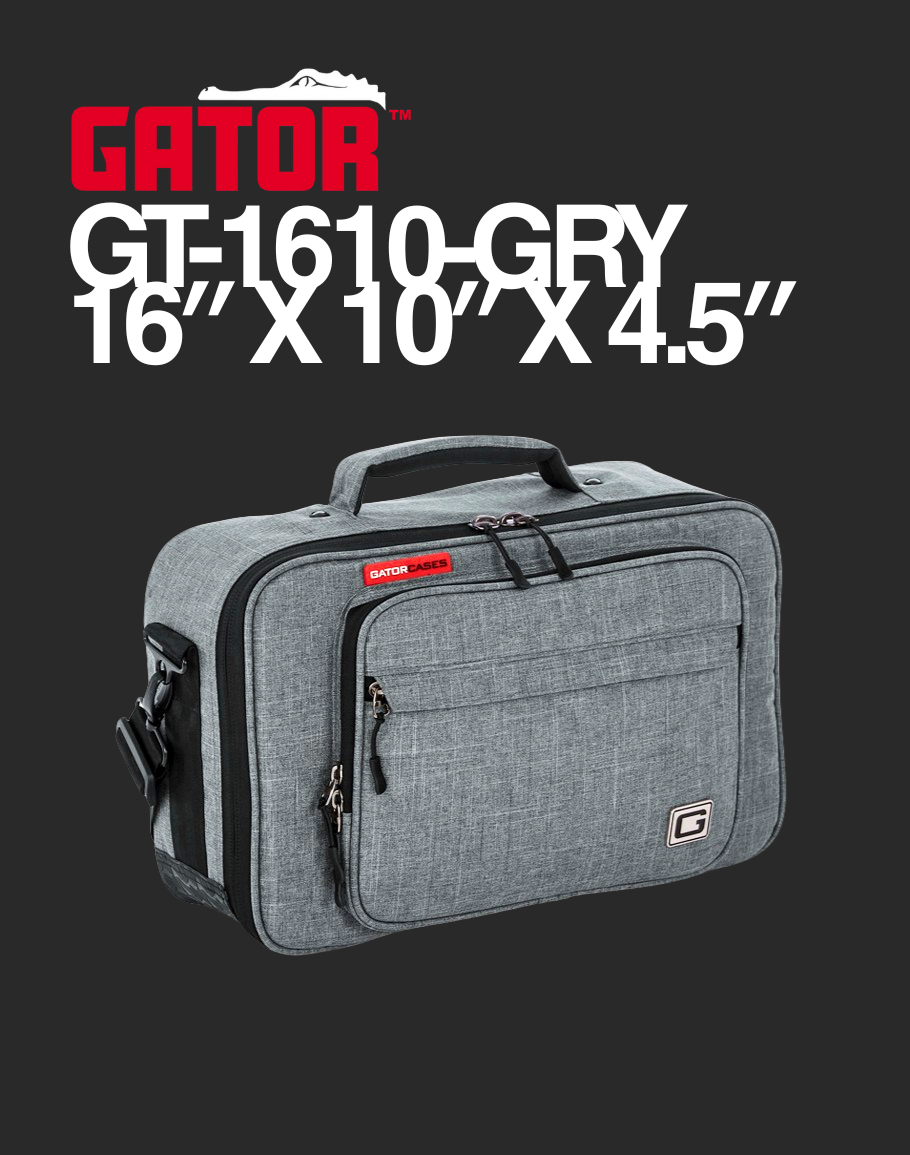 Gator Transit Series Pedal Bag - GT-1610-GRY