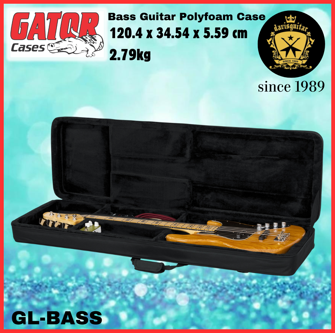 Gator Electric Bass Guitar Polyfoam Case GL-Bass Light Weight