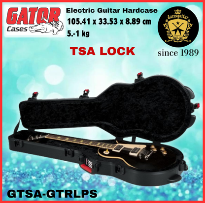 Gator Electric Guitar Molded Flight Hard case GTSA-GTRLPS Les Paul TSA Lock