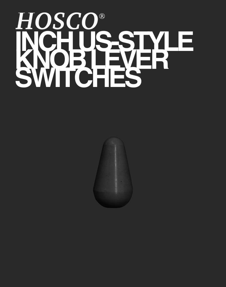 Hosco Lever Switch Knob - Black