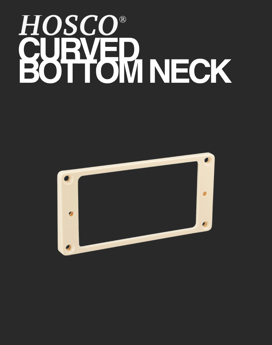 Hosco Mounting Ring Curved Bottom Neck - Ivory