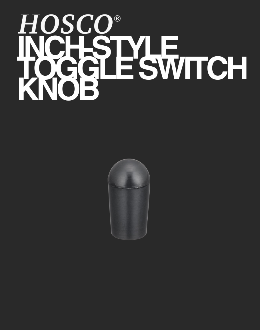 Hosco Toggle Switch Knob - Black