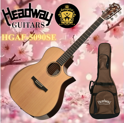 Headway Electric Acoustic Guitar HGAF-5090SE