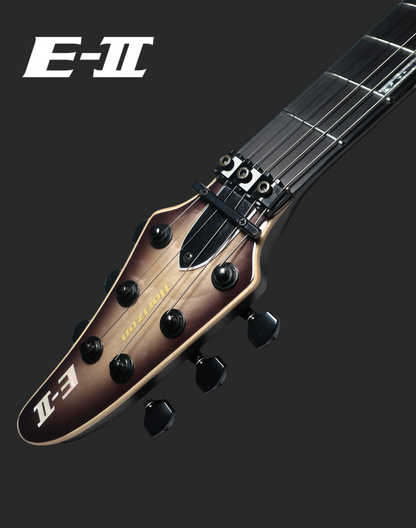 PRE-ORDER ESP E-II Horizon FR QM - Black Natural Burst