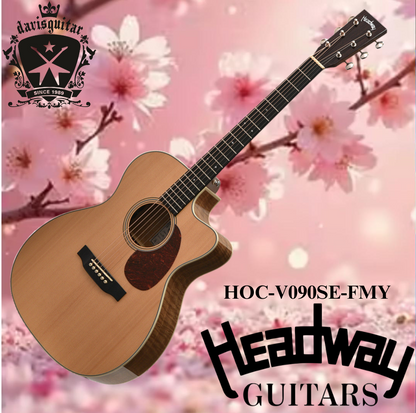 Headway Electric Acoustic Guitar HOC-V090SE-FMY