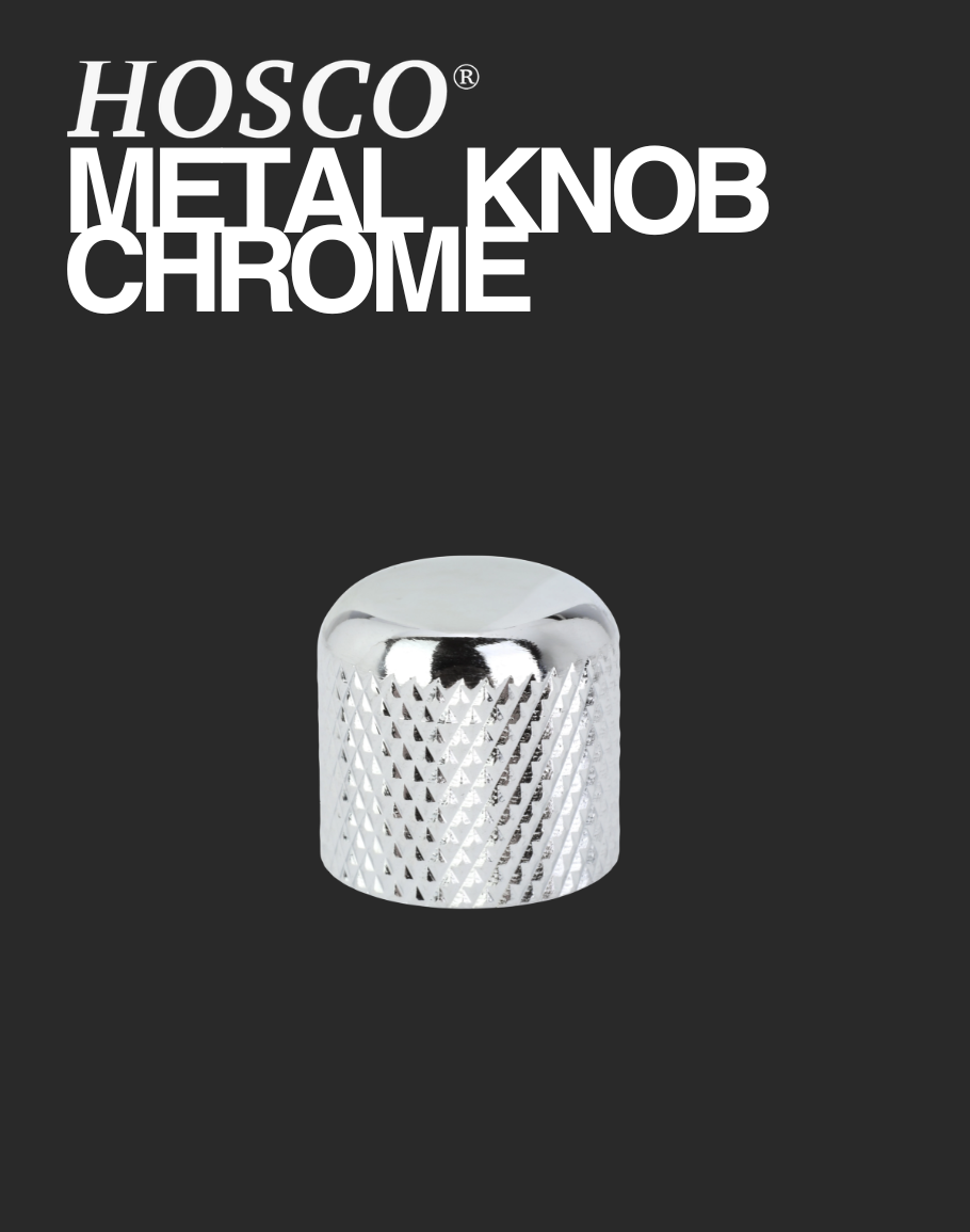 Hosco Metal Knob - Chrome
