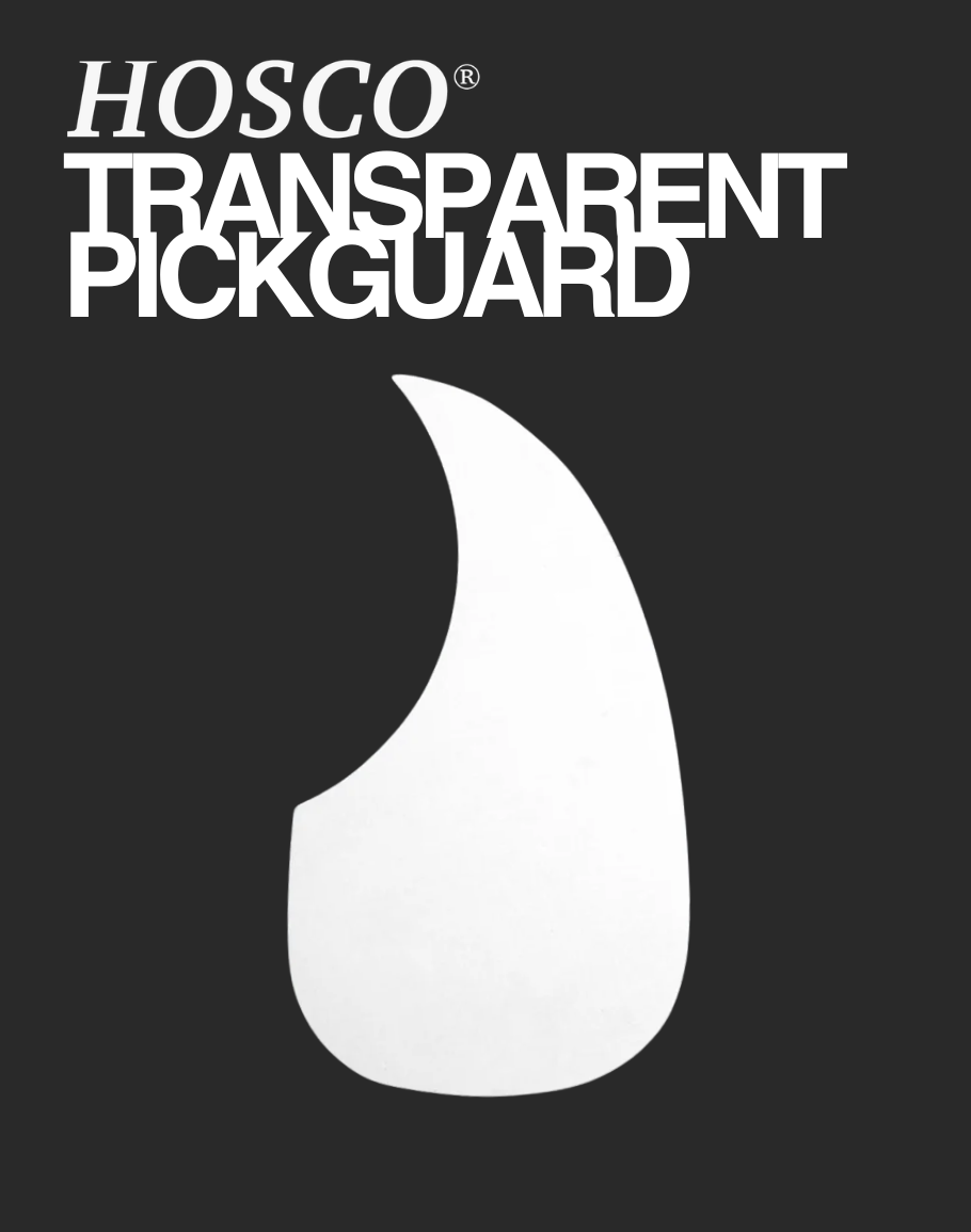 Hosco Acoustic Pickguard - Transparent