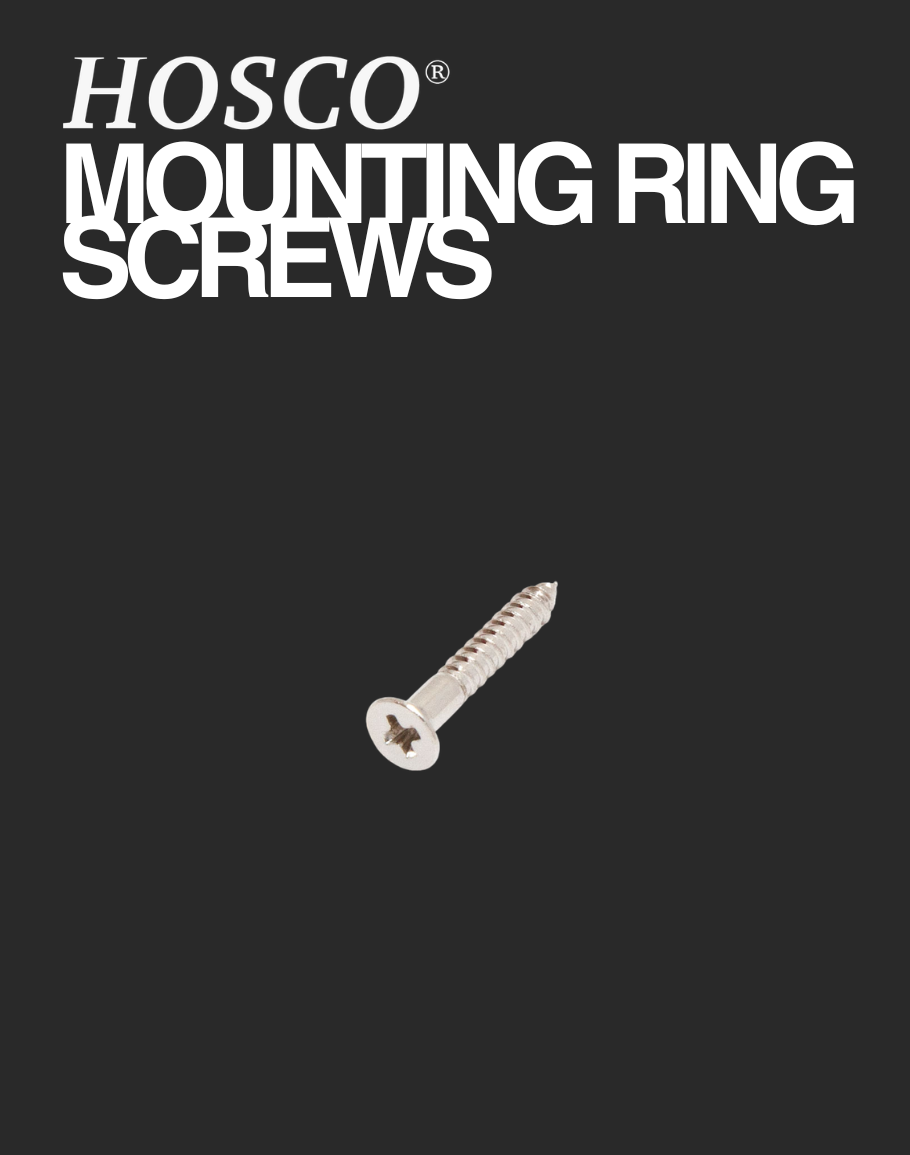 Hosco Mounting Ring Screw Short - Nickel