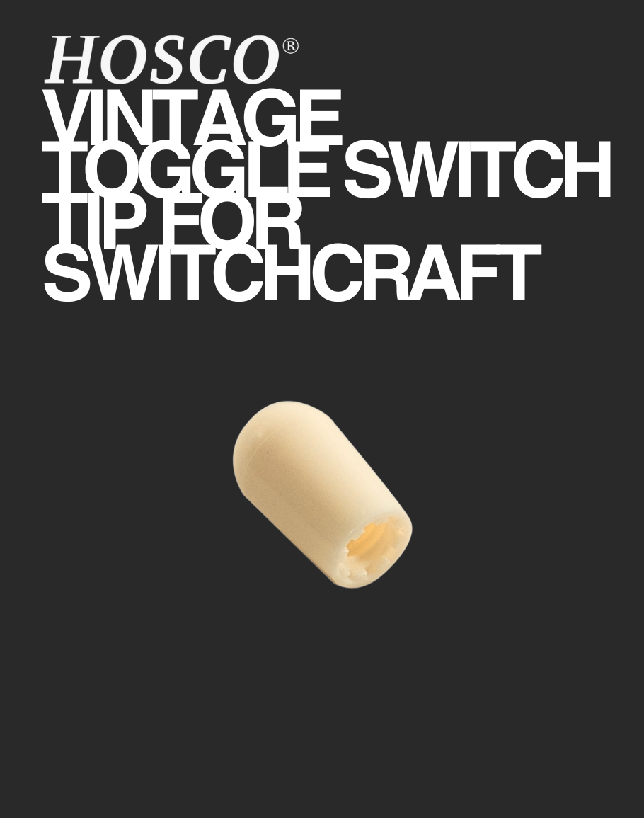 Kluson Vintage Toggle Switch Knob - Cream