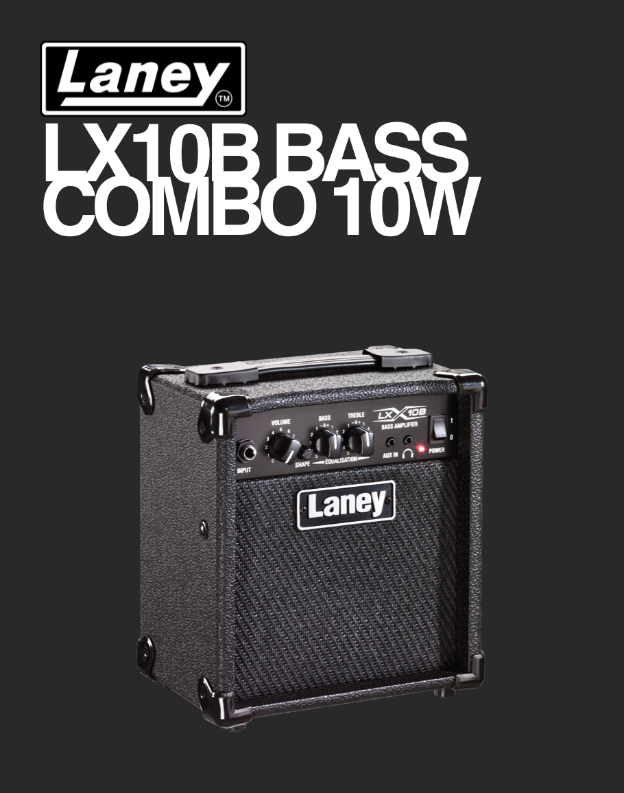 Laney Bass Combo - LX10B Black