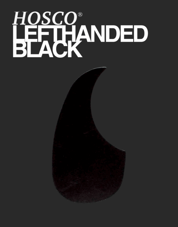 Hosco Acoustic Left-handed Pickguard - Black