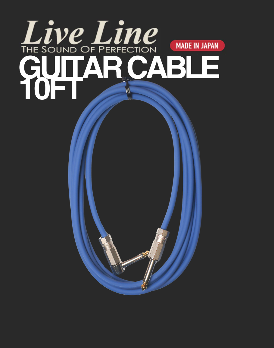 Liveline Japan Instrument Cable 3M - Blue