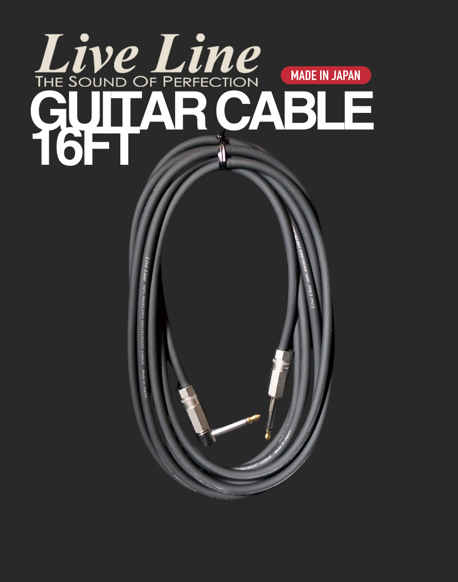 Liveline Japan Instrument Cable 5M - Black