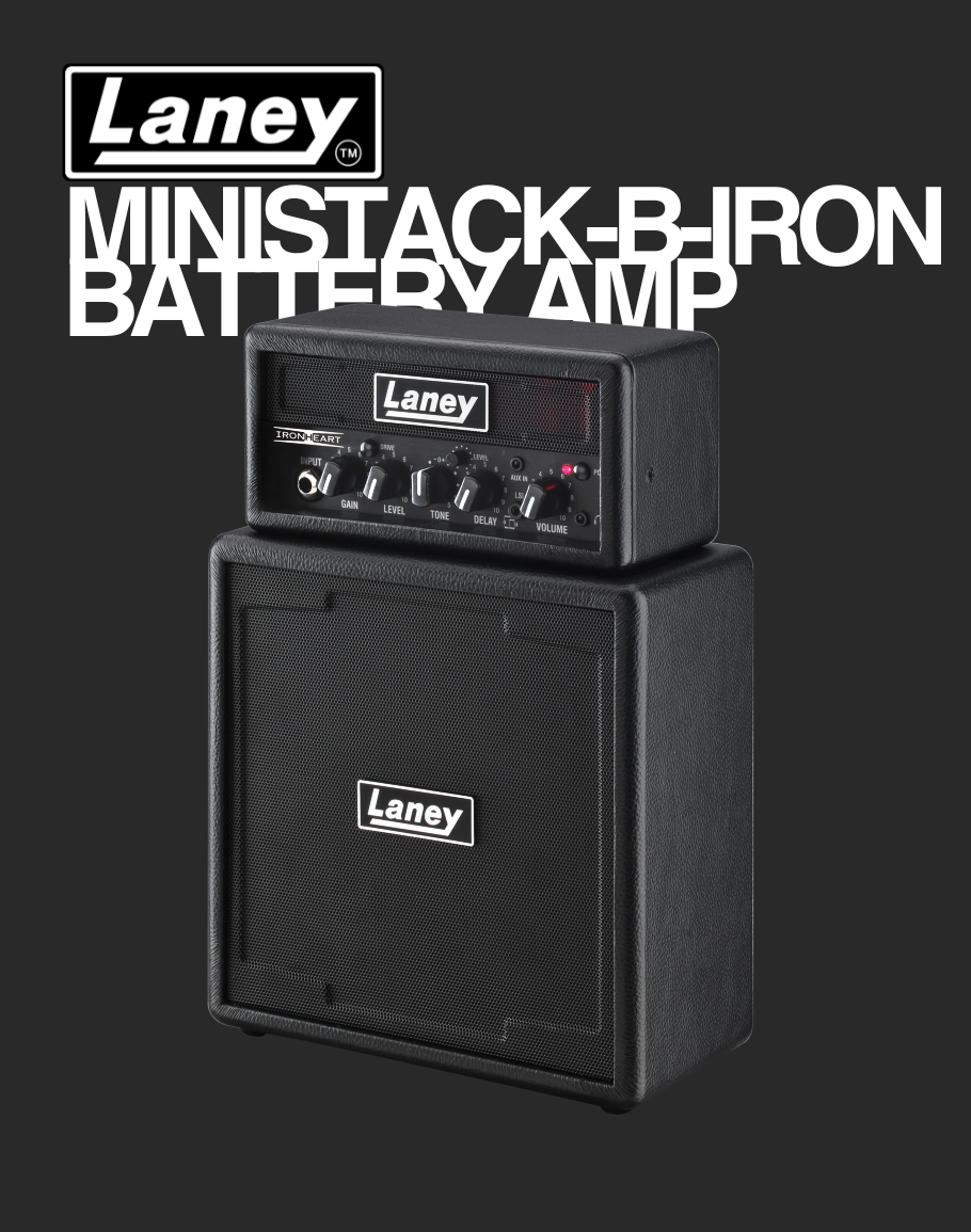 Laney Battery Powered Amp - Mini-Stack-B-Iron