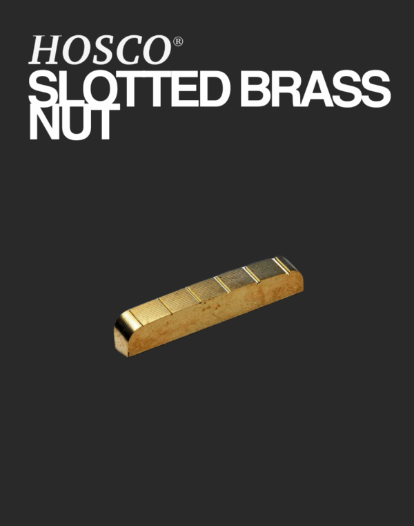 Hosco Slotted Brass Nut - H-NTB-02
