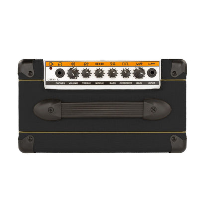 Orange Amp Crush 12 Combo for Electric Guitar 12 watts Headphone Output Aux Input Black