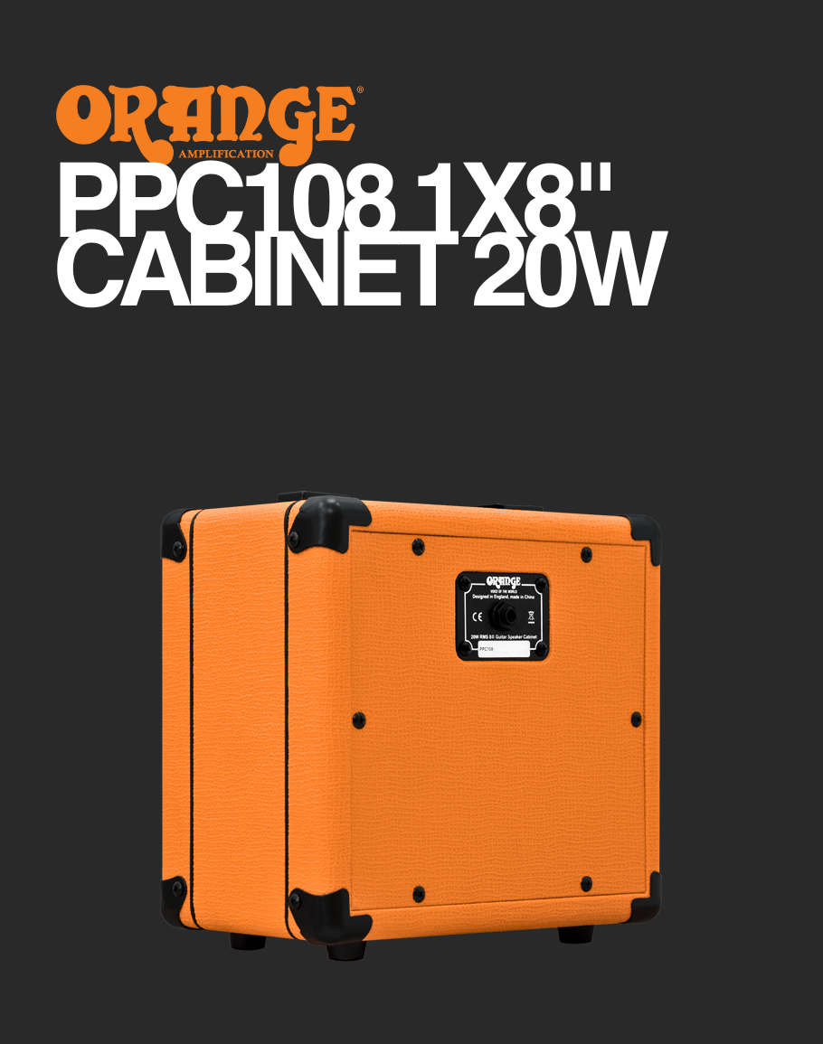 Orange PPC108 1x8" Cabinet