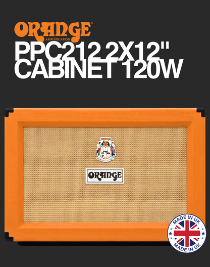 Orange PPC212 2x12" Cabinet Orange (Made in UK)