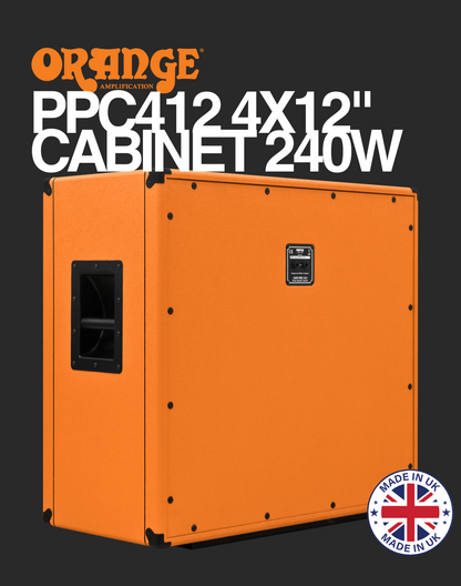 Orange PPC412 4x12" Electric Amp Cabinet (Made in UK)