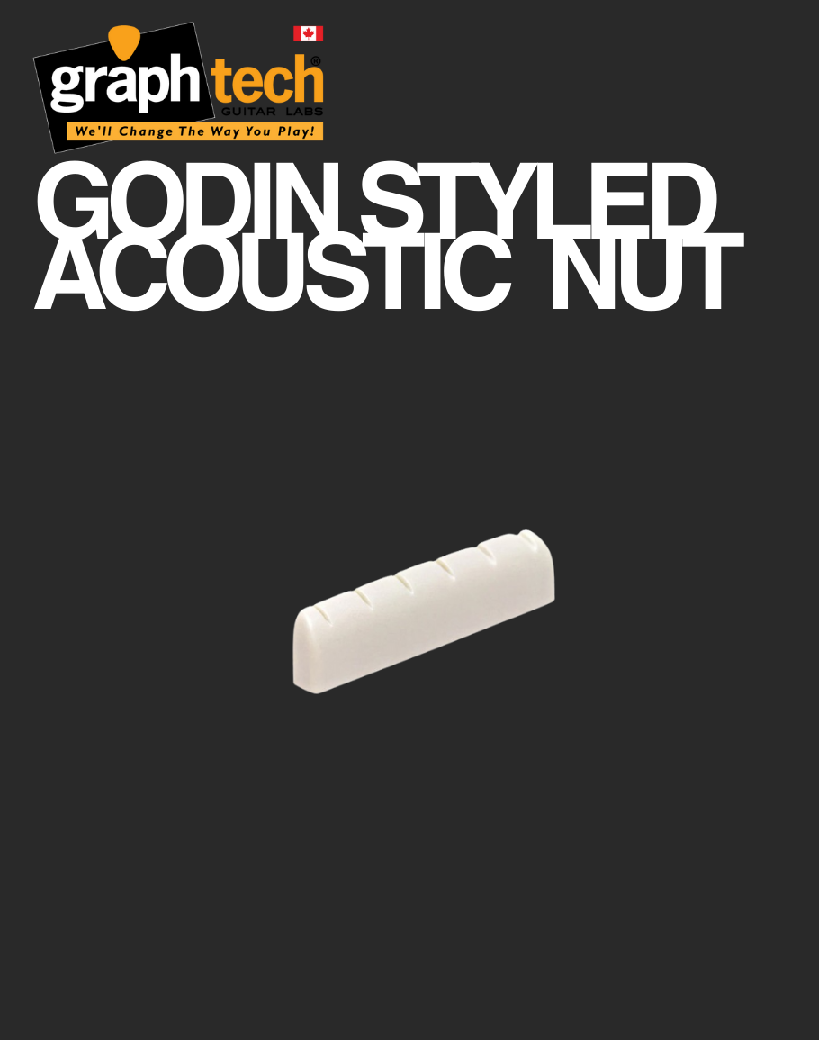 TUSQ Godin Styled Acoustic Nut - PQ-1720-00