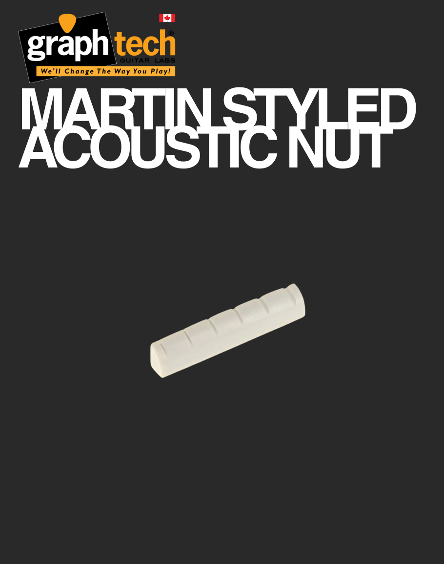 TUSQ Martin Styled Acoustic Nut - PQ-M175-00