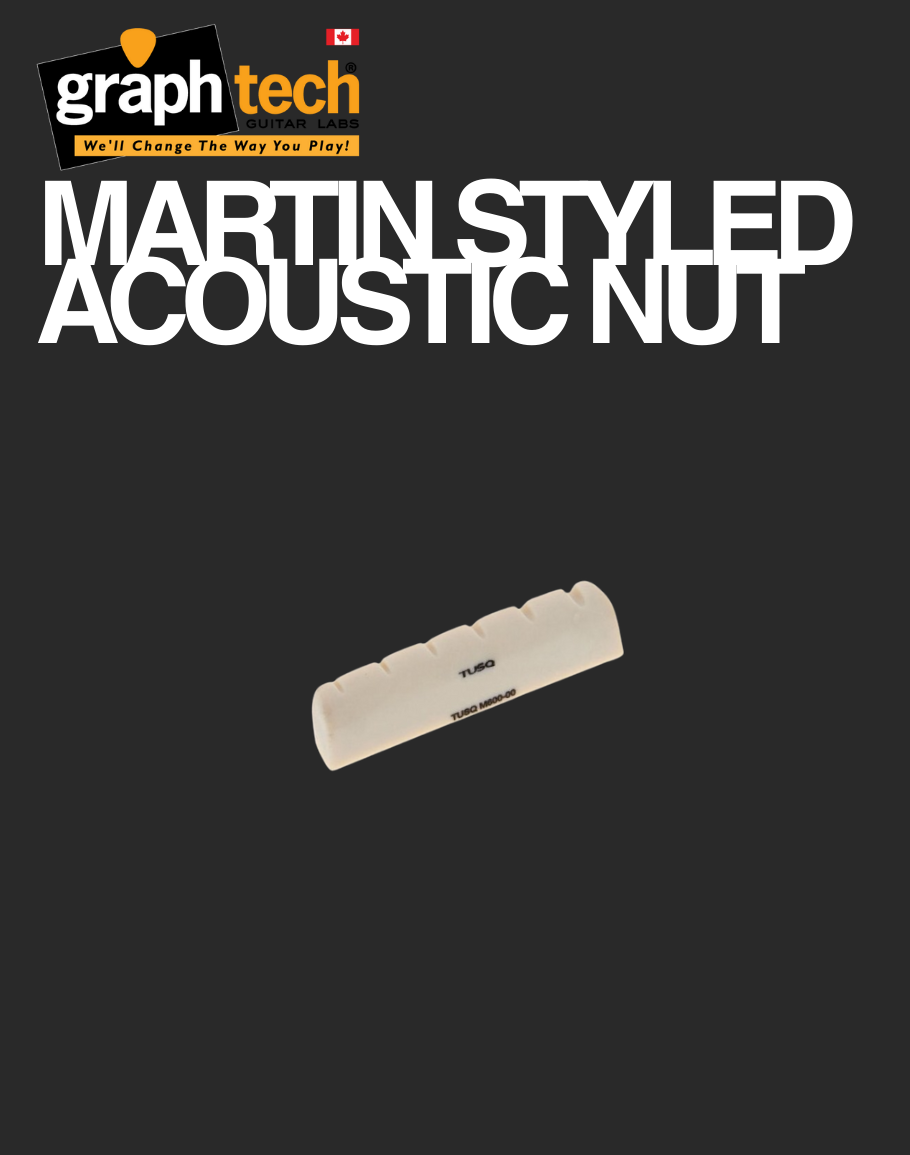 TUSQ Martin Styled Acoustic Nut - PQ-M600-00