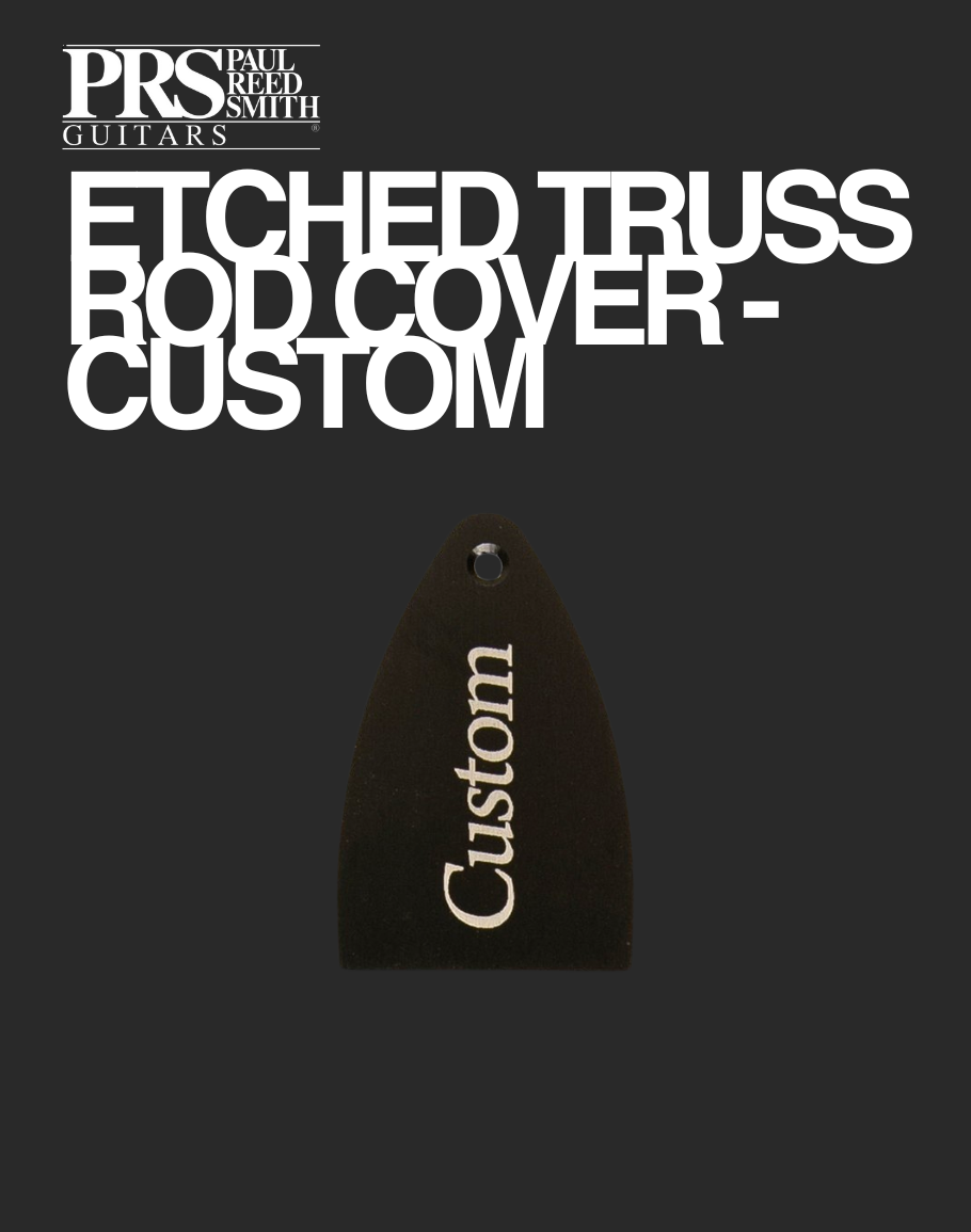 PRS Etched Truss Rod Cover - Custom