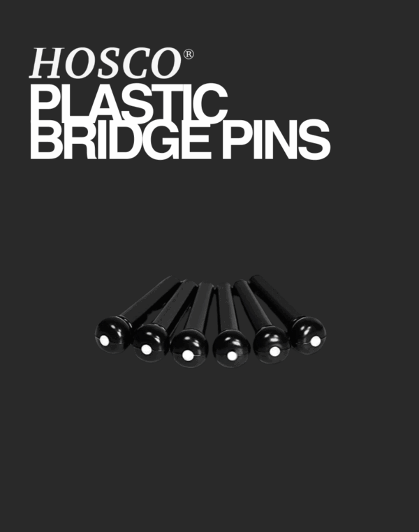 Hosco Bridge Pins - Plastic Black