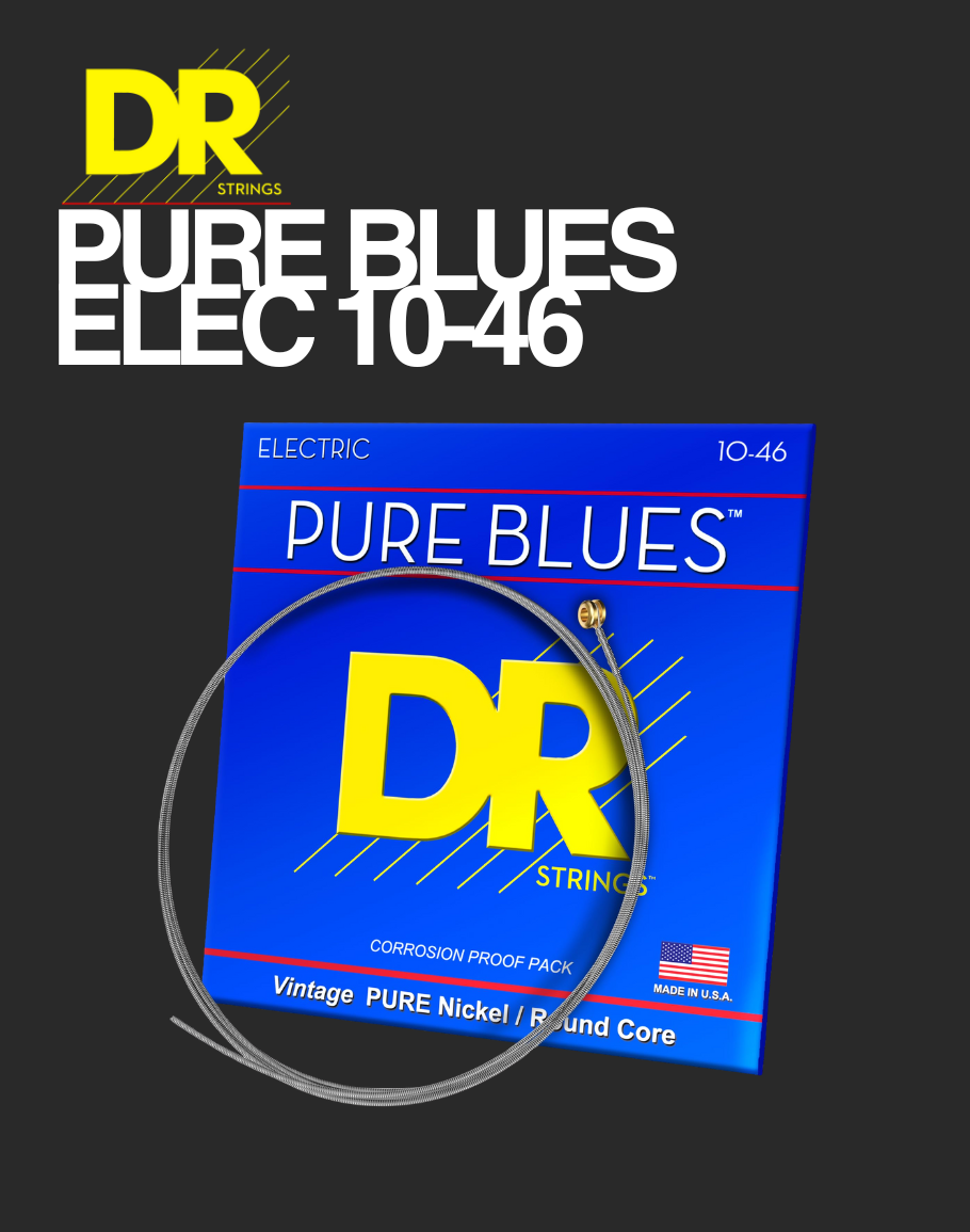 DR Pure Blues Pure Nickel Electric - 10-46
