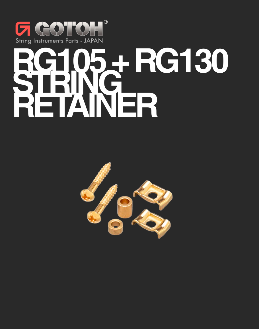 Gotoh String Retainer RG105 & RG130 - Gold