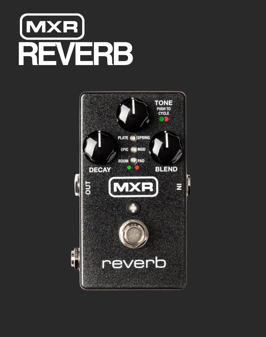MXR Reverb Guitar Effect Pedall