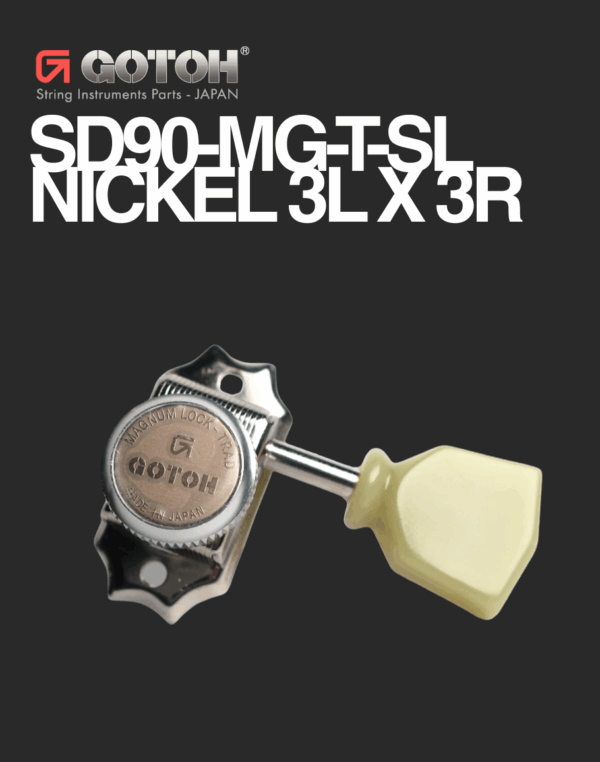 Gotoh Electric 3 per side - SD90-MG-T-SL Nickel