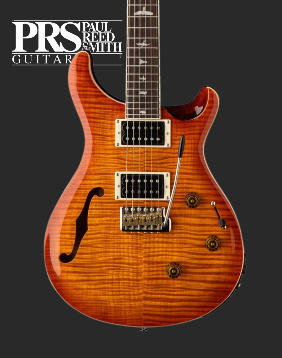 PRS SE Custom 24 Semi-Hollow Piezo – Vintage Sunburst