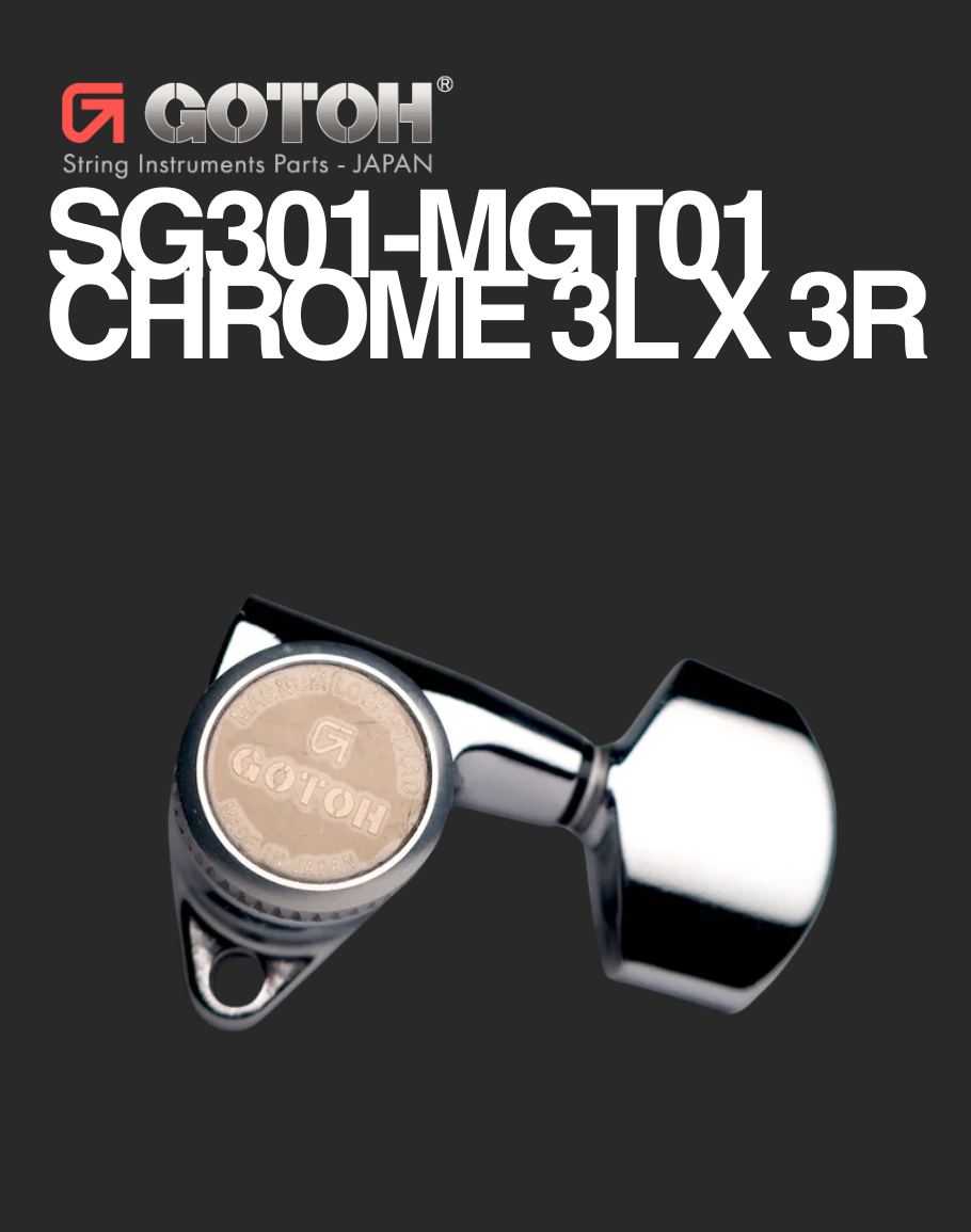 Gotoh 3 Per Side - SG301-MG-T01 Chrome