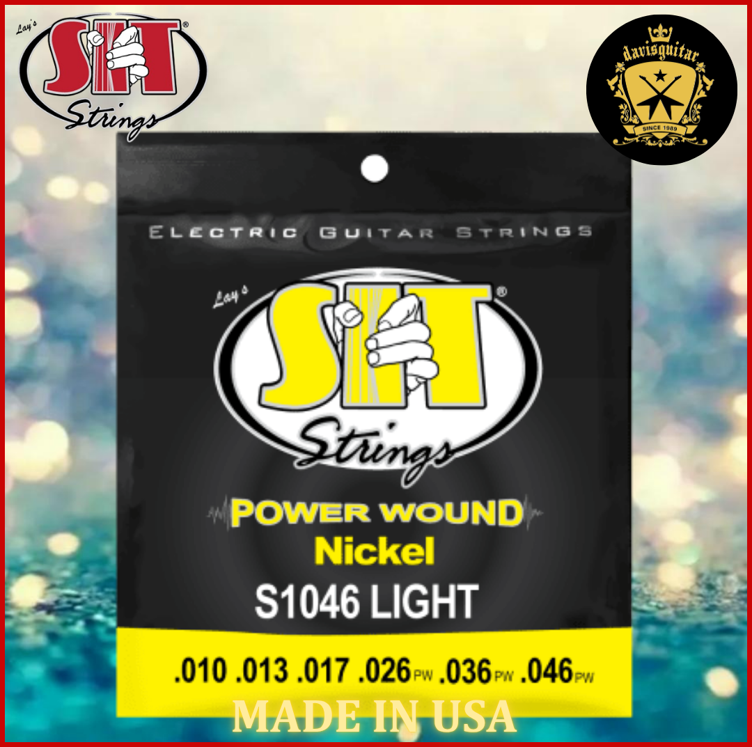 SIT 10-46 Power Wound Nickel Electric Guitar Strings