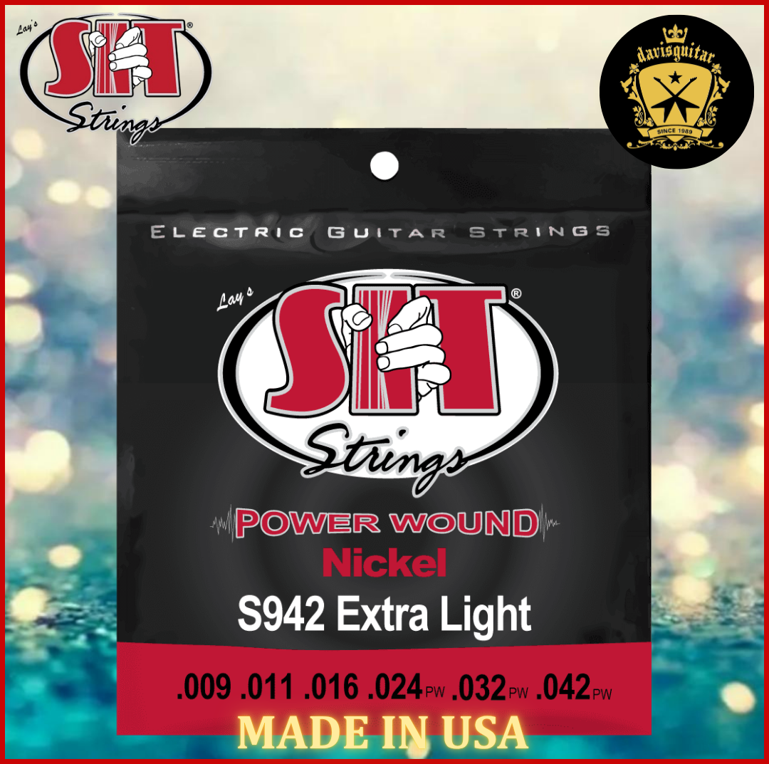 SIT 9-42 Power Wound Nickel Electric Guitar Strings