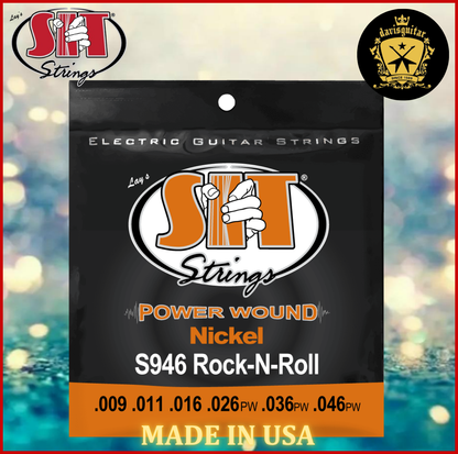 SIT 9-46 Power Wound Nickel Electric Guitar Strings