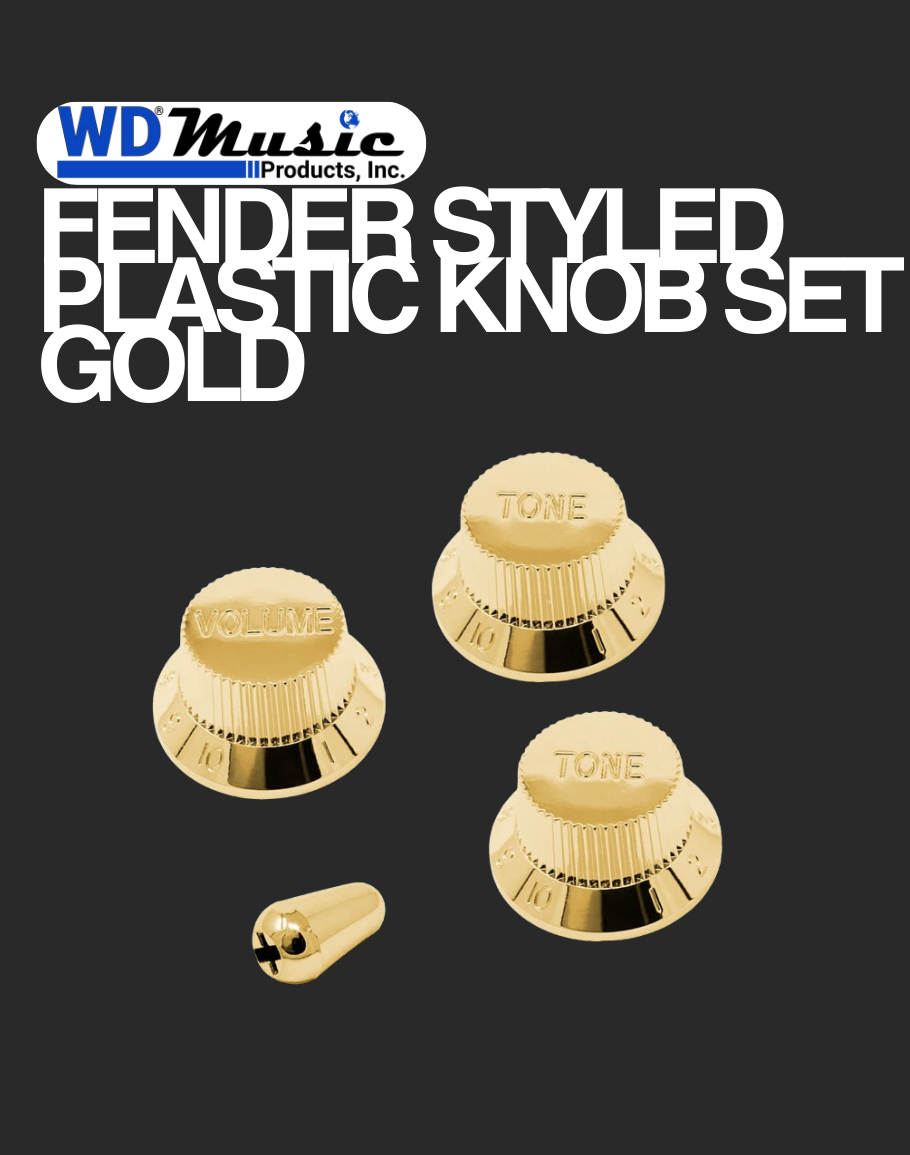 WD Plastic Knobs - Gold