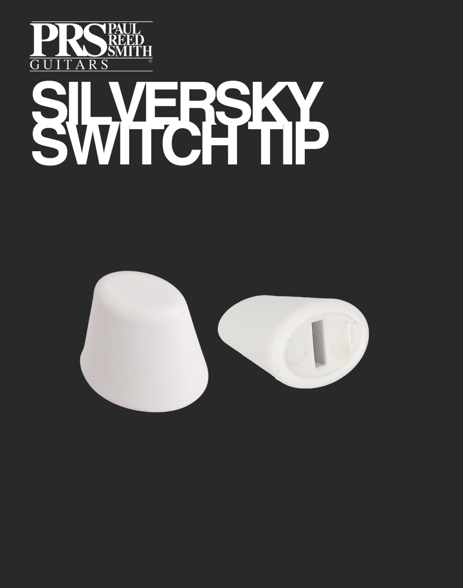 PRS Silver Sky Switch Tip - White