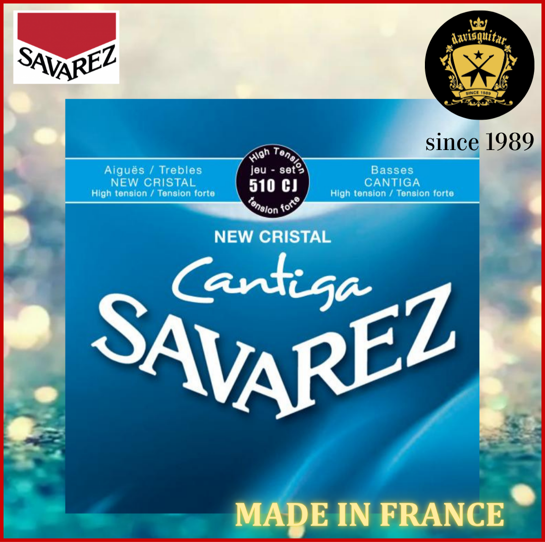 Savarez 510CJ Classical Guitar Strings New Cristal Cantiga High Tension