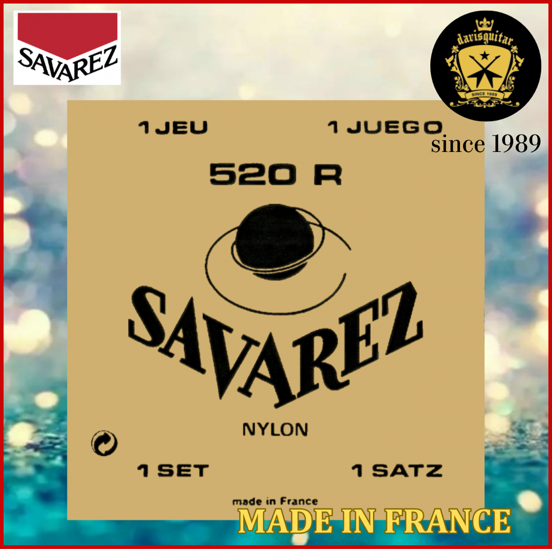 Savarez 520R Classical Guitar Nylon Strings Normal Tension