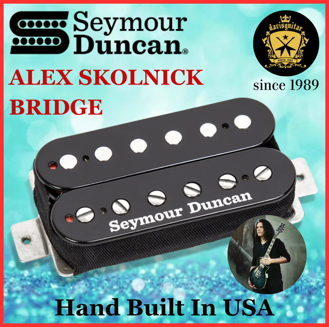 Seymour Duncan Alex Skolnick Bridge Black Humbucker Electric Guitar Pickup