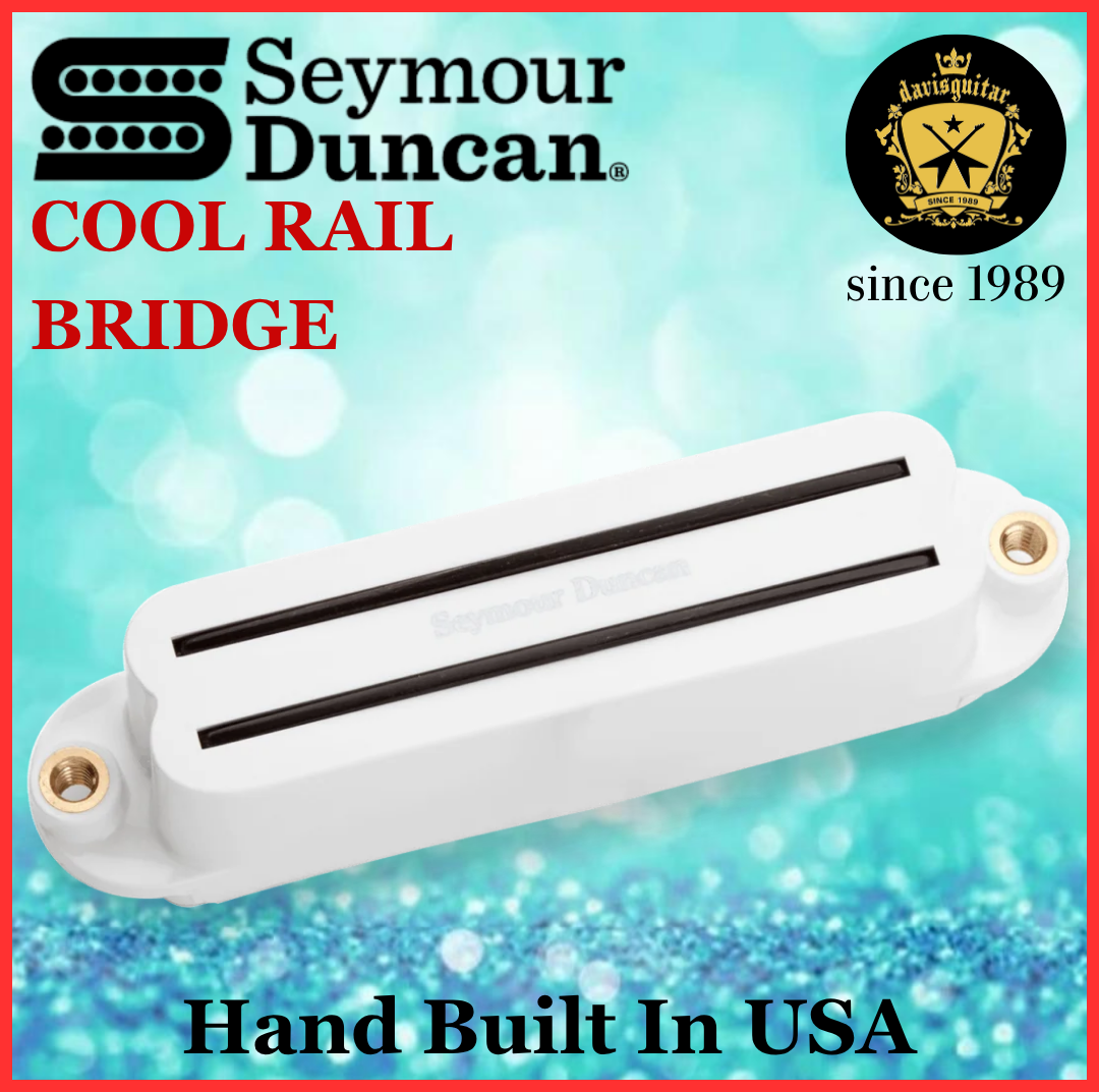 Seymour Duncan Cool Rail Bridge White Single Coil Electric Guitar Pickup